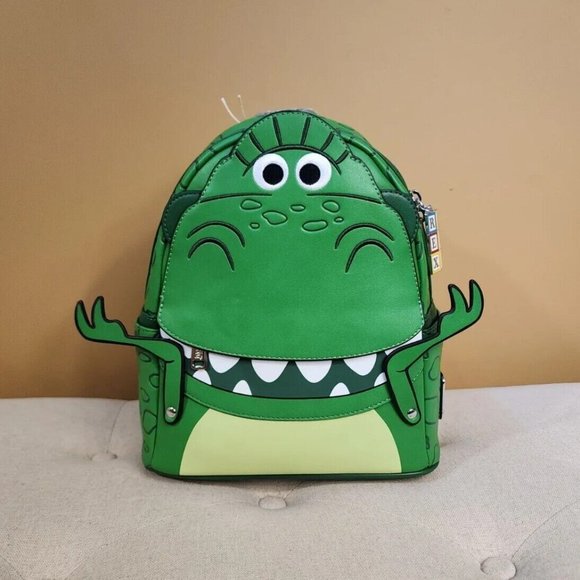 Loungefly Disney Pixar Toy Story Rex Cosplay Mini Backpack NYCC Exclusive NEW - Picture 2 of 13